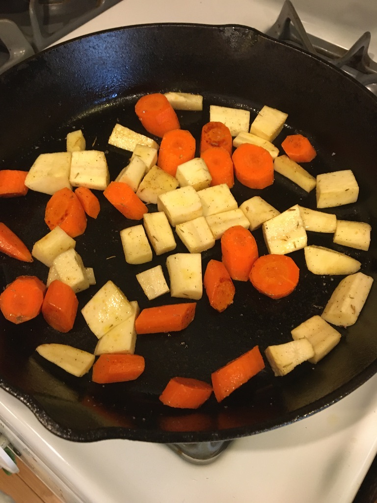 Roasted chicken and root vegetables (photo 1 of 4)