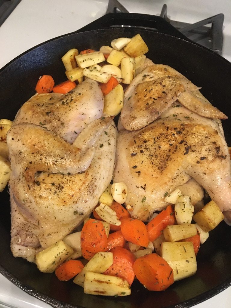 Roasted chicken and root vegetables (photo 4 of 4)
